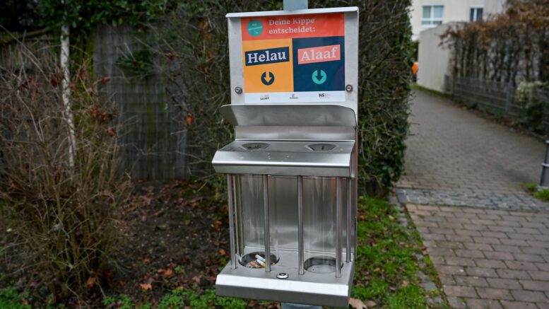 Hanau installiert 25 interaktive Kippensammler im gesamten Stadtgebiet