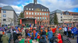 Hanauer Rathaussturm am 11. Januar: Jubiläumsverein führt Zwiegespräch auf dem Marktplatz
