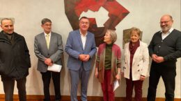 Historischer Grundriss von Hanau dauerhaft im Foyer des Congress Park Hanau